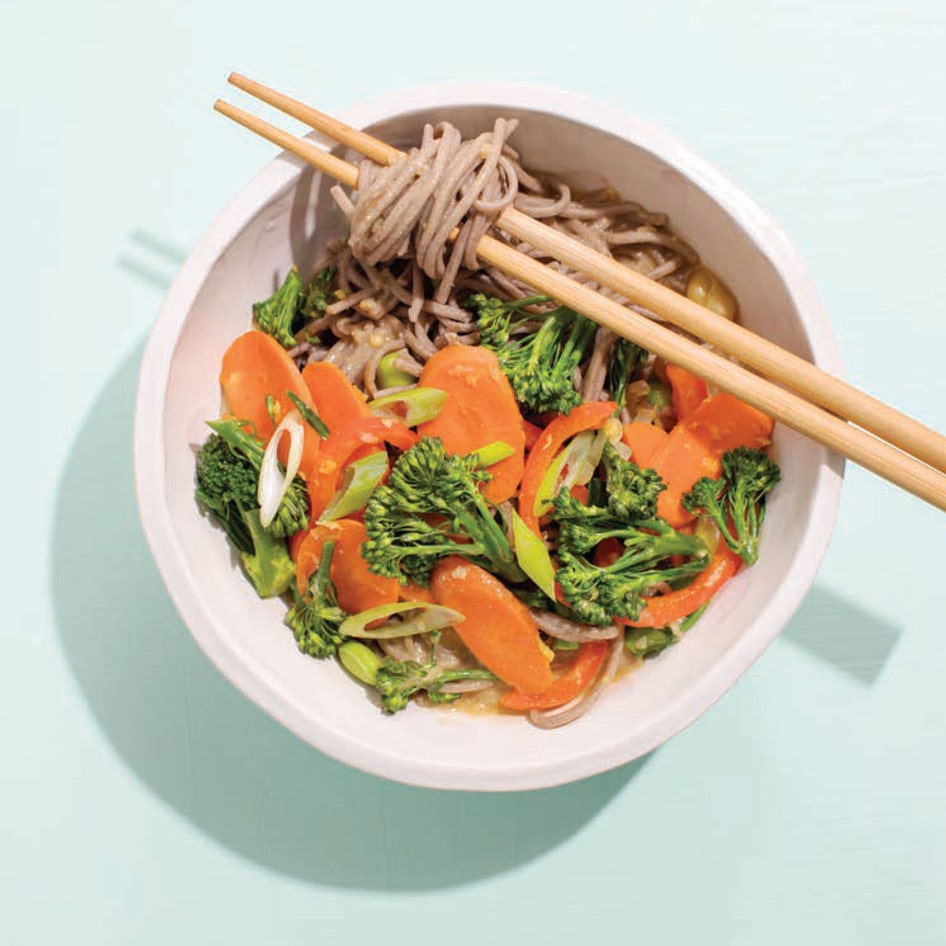 Vegan Soba Noodles With Spicy Miso Broth&nbsp;