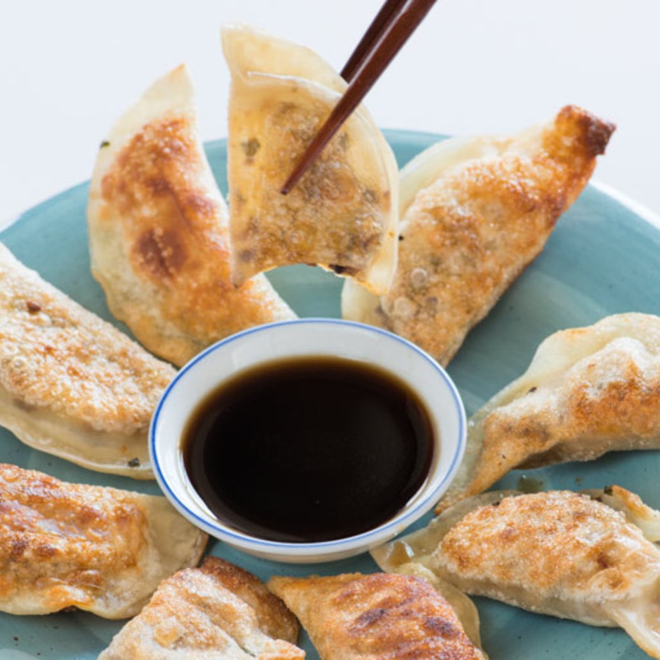 Spicy Sesame Seitan Potstickers