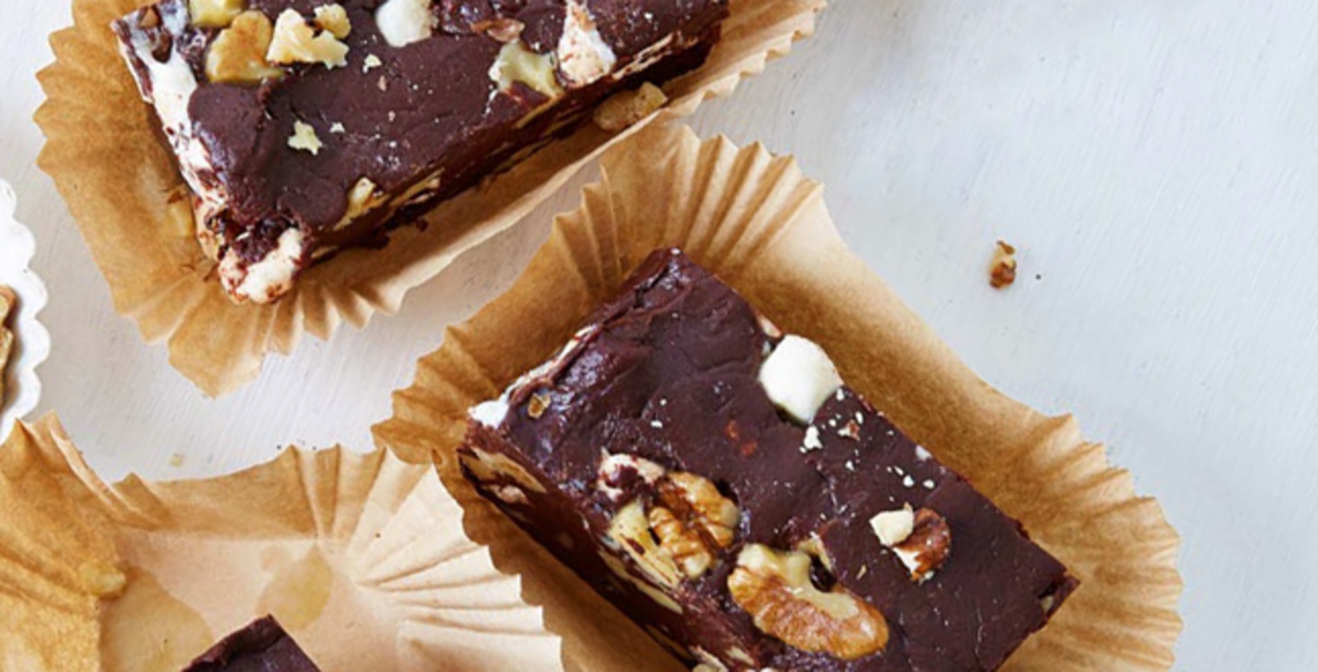 Easy Vegan Rocky Road Fudge