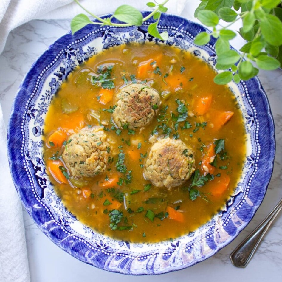 Vegan Italian Meatball Wedding Soup