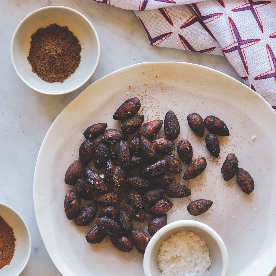 Cocoa-Spiced Roasted Almonds