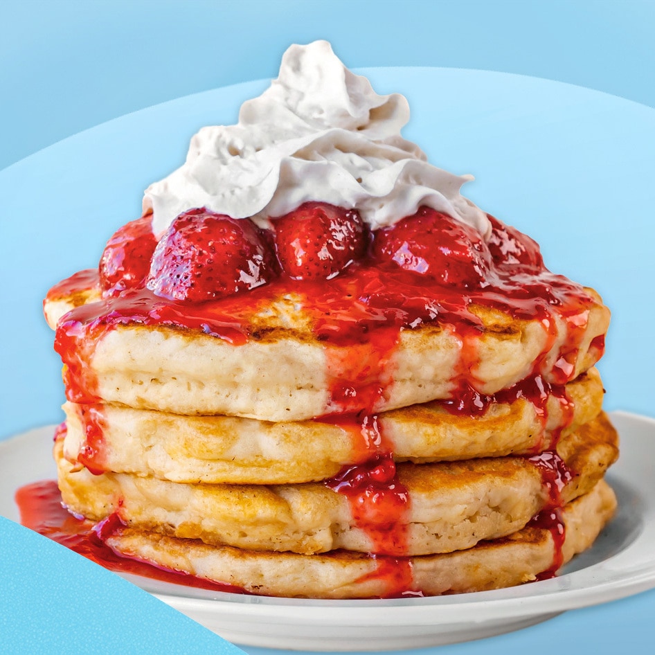 Vegan Copycat IHOP Cheesecake Pancakes