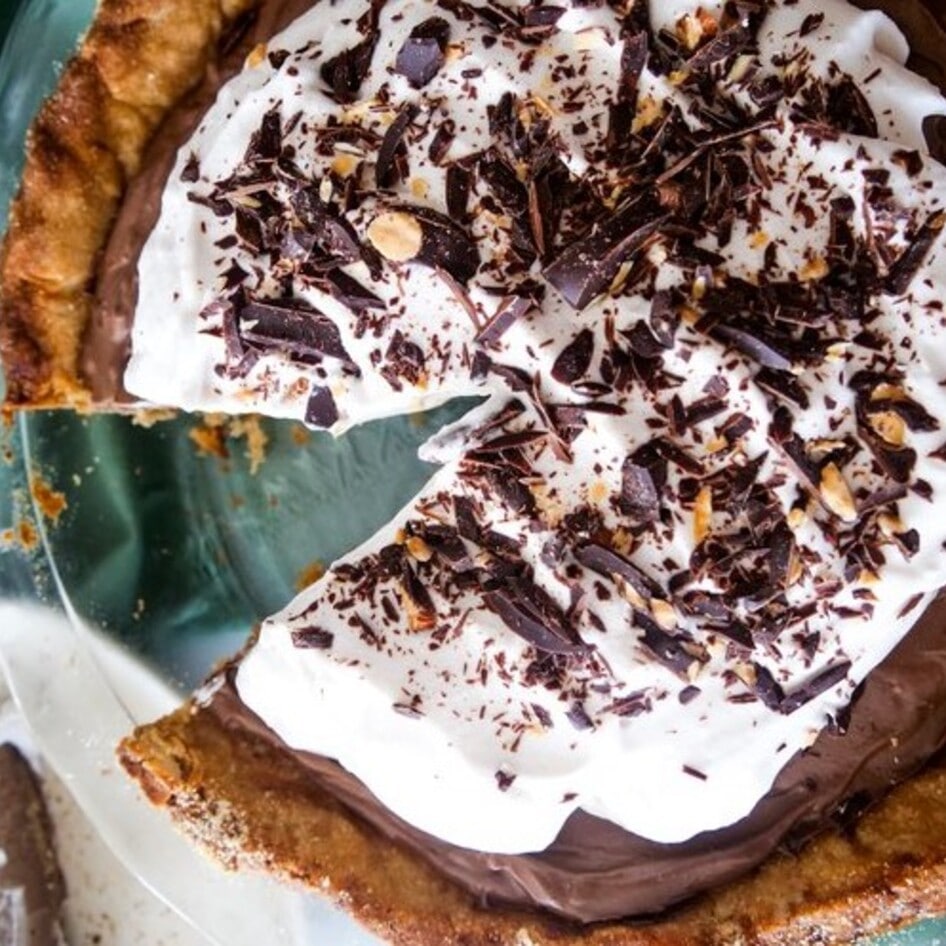 Vegan French Silk Chocolate Pie With Coconut Whipped Cream