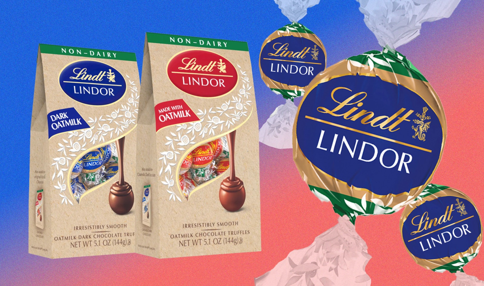 Lindt Just Launched 2 New Vegan Oat Milk  Chocolate Truffles, and You Can Buy 800 at a Time