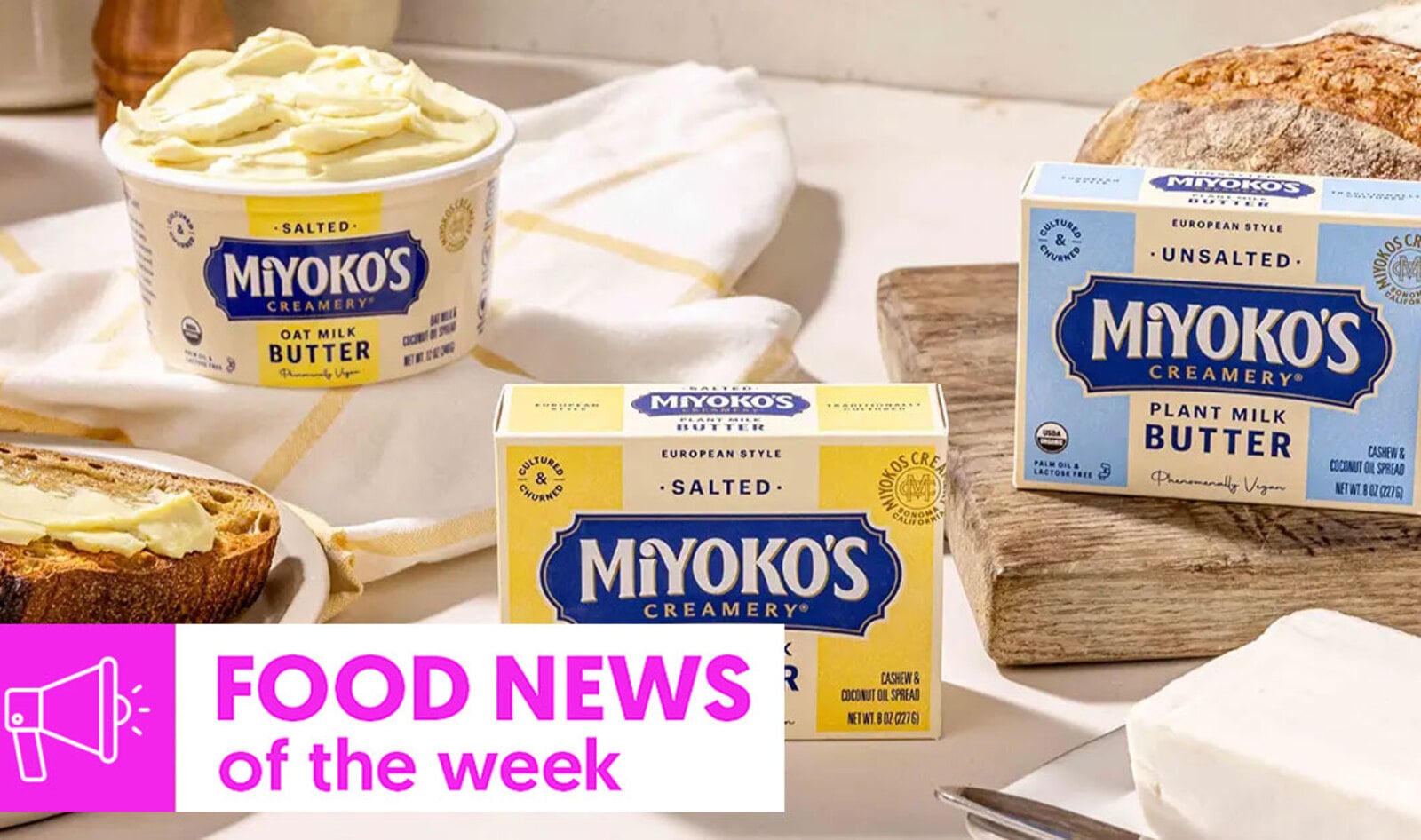 Vegan Food News of the Week: Miyoko’s Considers Sale, Virgin Atlantic’s Snack Bars, and More&nbsp;