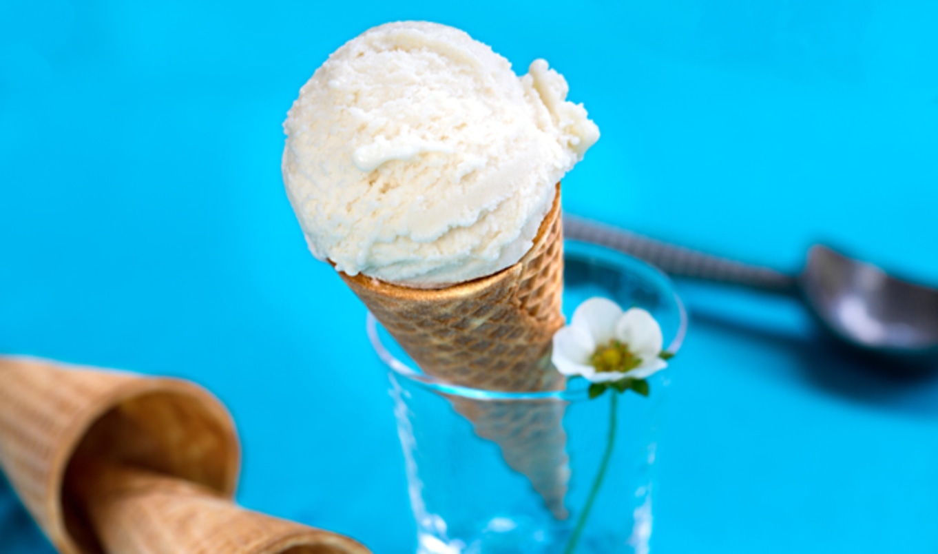 Four-Ingredient Vegan Vanilla Ice Cream