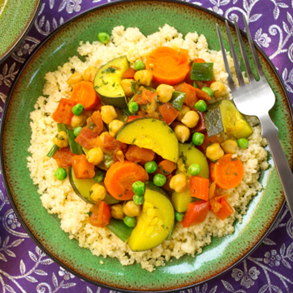Moroccan Layered Vegetable Couscous