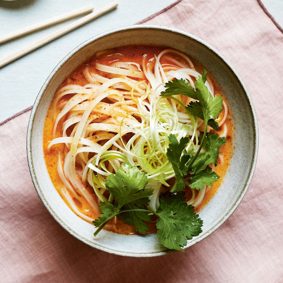 Vegan Red Curry Noodle Soup