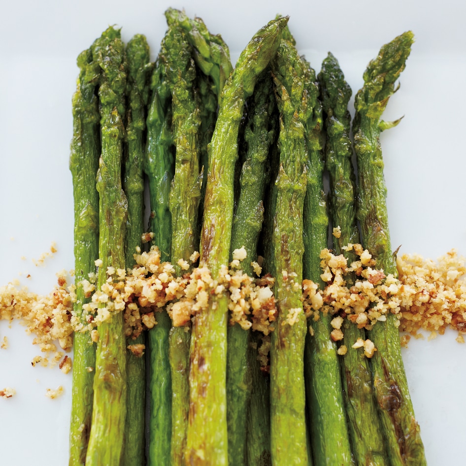 Roasted Asparagus With Hazelnut Picada