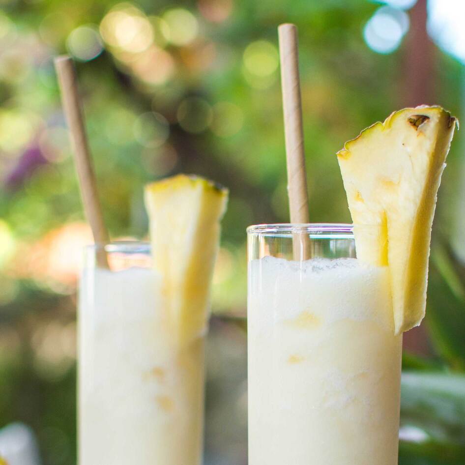 Creamy Vegan Piña Colada Mocktail