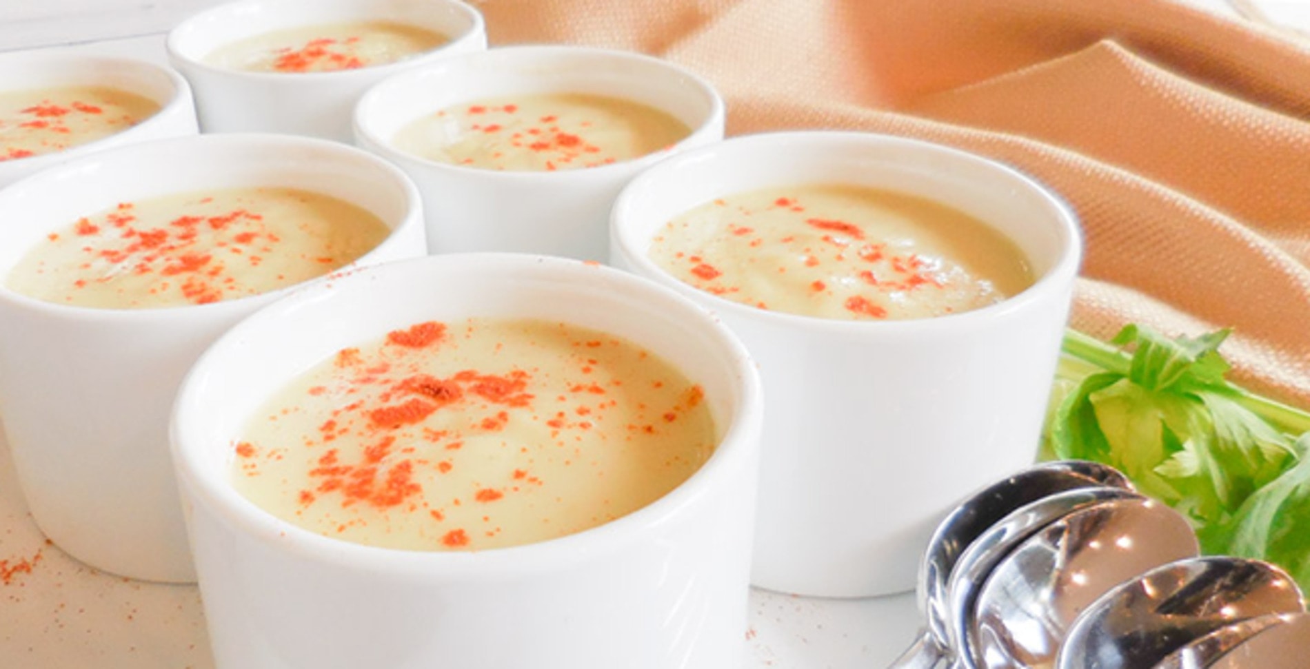 Buttery Dairy-Free Celery and Potato Soup