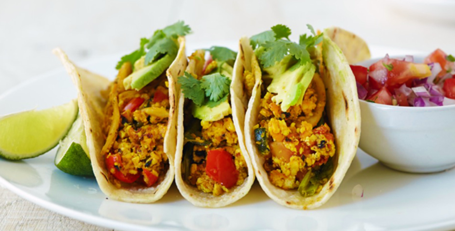 Cheesy Tex-Mex Tofu Tacos