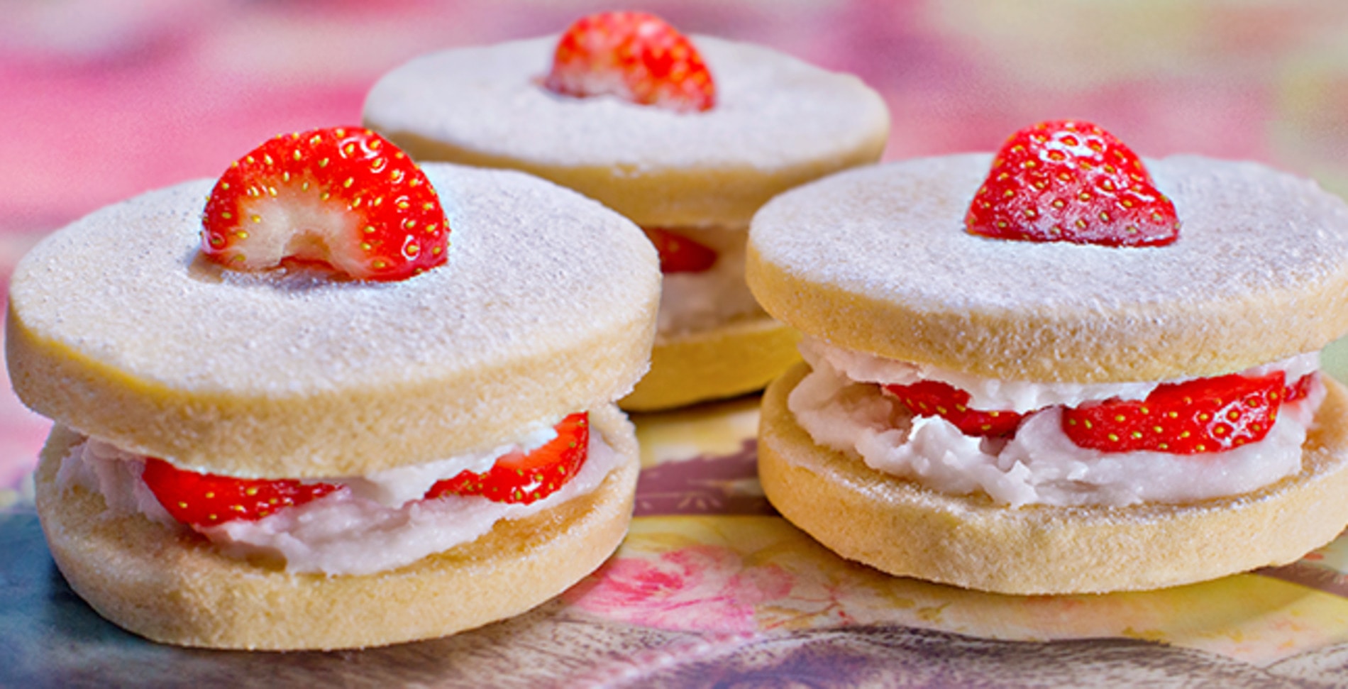 Strawberry Shortcake With Coconut Whipped Creme