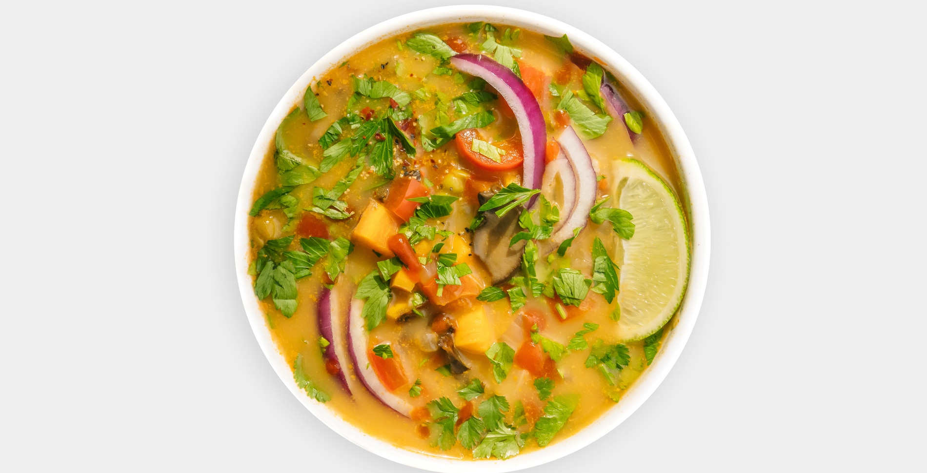 Thai-Inspired Red Curry Sweet Potato Soup
