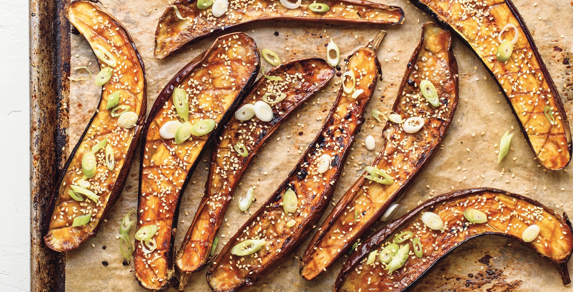 Sticky-Sweet Miso Eggplant