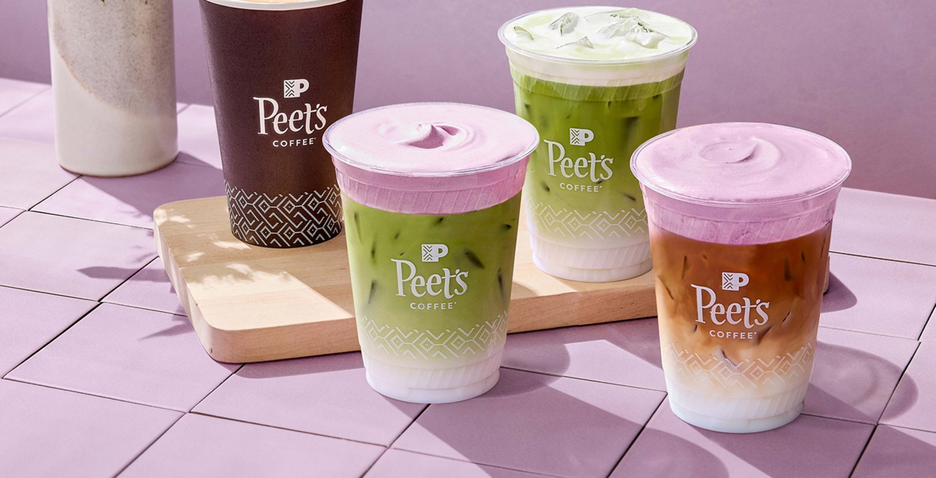 Ube, Matcha, and Lavender Take Over Peet’s Spring Drinks Menu (Here's What's Vegan)