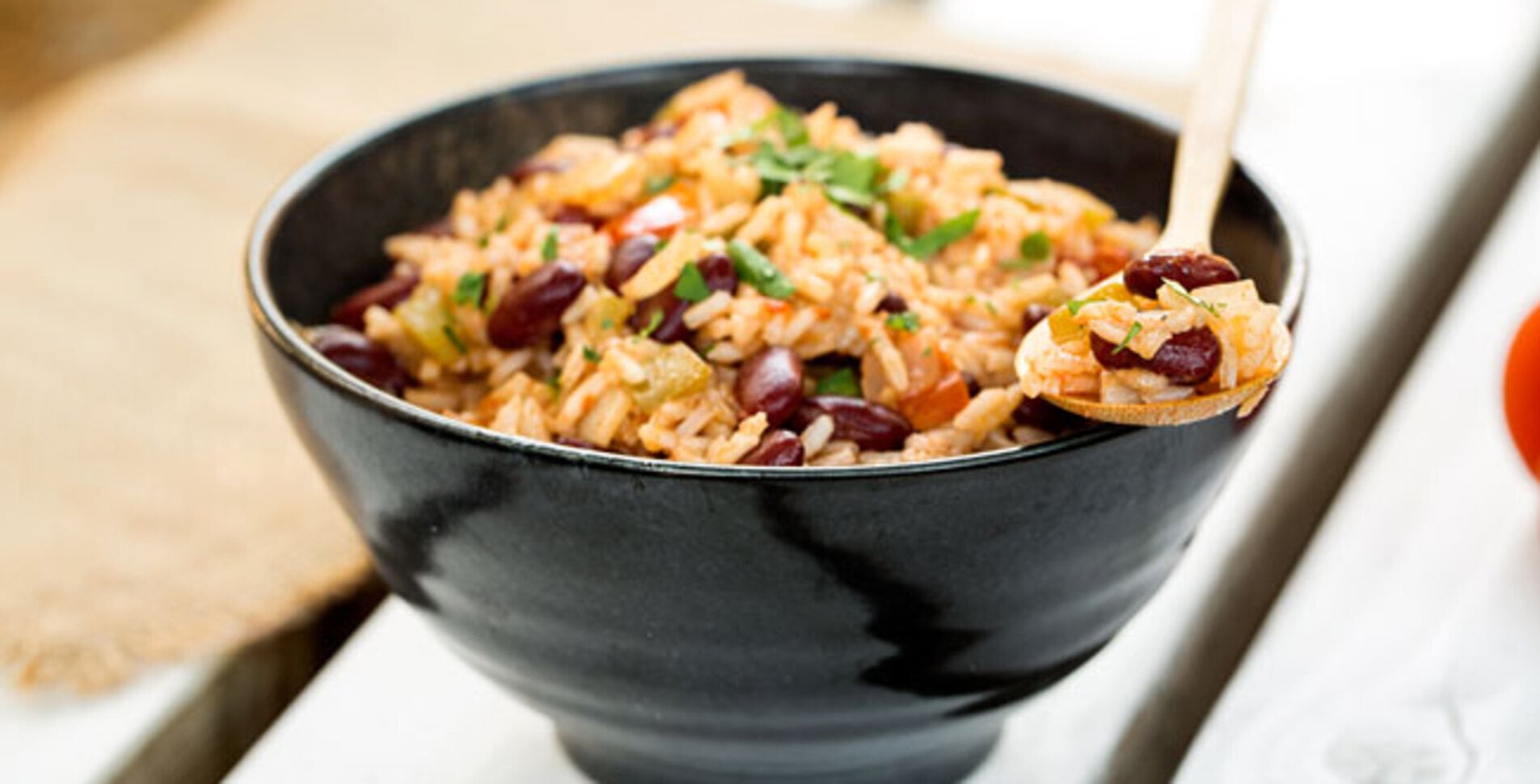West African Jollof Rice and Beans