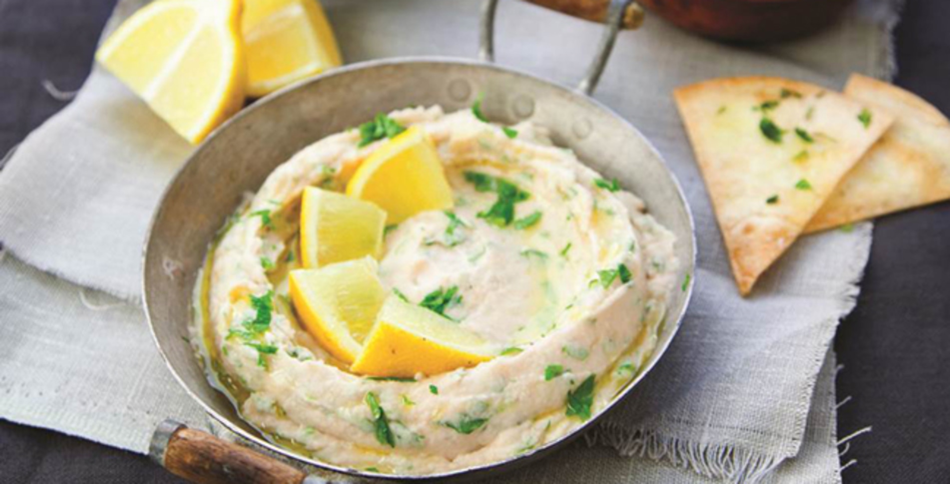 Fresh Lemony White Bean Dip
